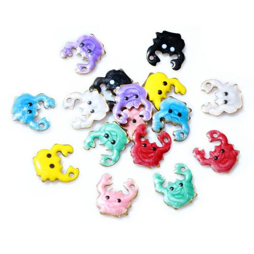 Stainless Steel Animal Pendants 304 Stainless Steel Crab DIY & enamel Sold By Bag