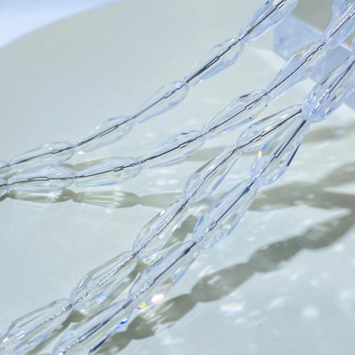 Teardrop Crystal Pärlor, Kristall, Dropp, DIY & olika storlek för val & fasetterad, fler färger för val, Säljs av Strand