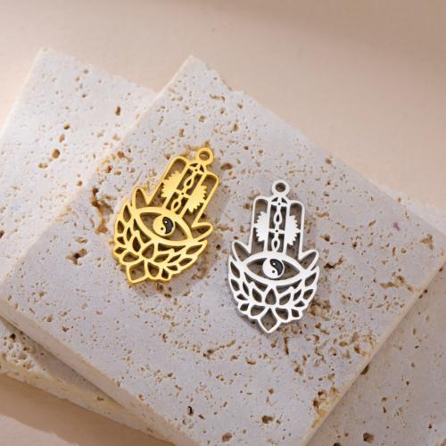 Edelstahl Schmuck Anhänger, 304 Edelstahl, Hand, plattiert, DIY & Emaille & hohl, keine, 25x14mm, 10PCs/Tasche, verkauft von Tasche