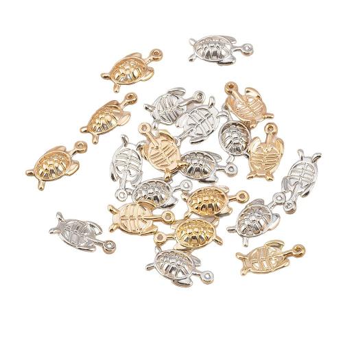 Kopparbelagt plasthänge, Kopparbelagd plast, Sköldpadda, plated, DIY, fler färger för val, 10PC/Bag, Säljs av Bag