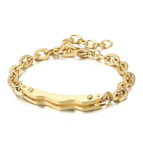 Nerezová ocel šperky náramek, 304 Stainless Steel, módní šperky, více barev na výběr, Prodáno By PC