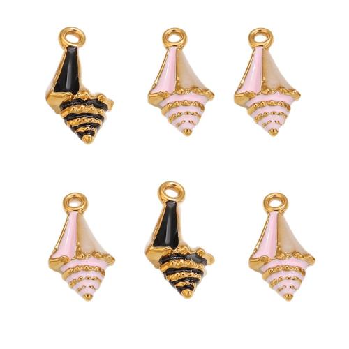 Nerezová ocel zvířat Přívěsky, 304 Stainless Steel, DIY & smalt, smíšené barvy, 21x11mm, Prodáno By PC