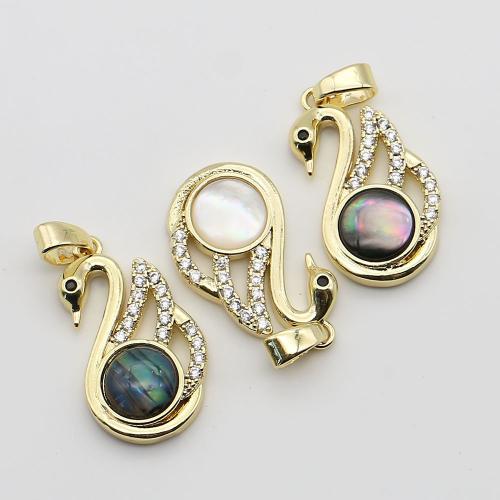 Shell Halsband, Mässing, med Shell, plated, DIY, gyllene, 14x24mm, Säljs av PC