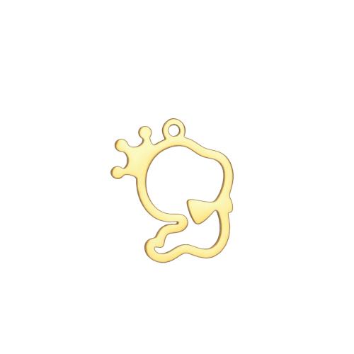 الفولاذ المقاوم للصدأ المعلقات الحيوانية, 304 الفولاذ المقاوم للصدأ, ثعبان, مطلي, ديي & أجوف, المزيد من الألوان للاختيار, 18x16mm, تباع بواسطة PC