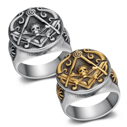 Ring Finger ze stali nierdzewnej, Stal nierdzewna 304, Powlekane, biżuteria moda & różnej wielkości do wyboru & dla człowieka, dostępnych więcej kolorów, sprzedane przez PC