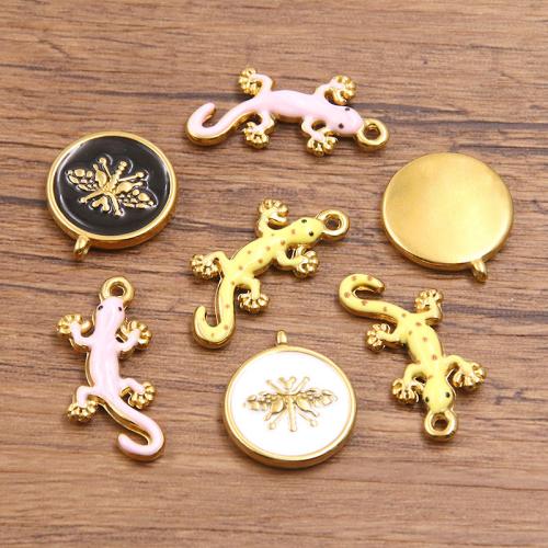 Stainless Steel Animal Pendants 304 Stainless Steel plated DIY & enamel Sold By Bag