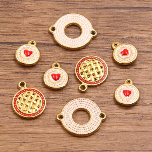 Nerezová ocel Šperky Přívěsky, 304 Stainless Steel, DIY & smalt, více barev na výběr, 10PC/Bag, Prodáno By Bag