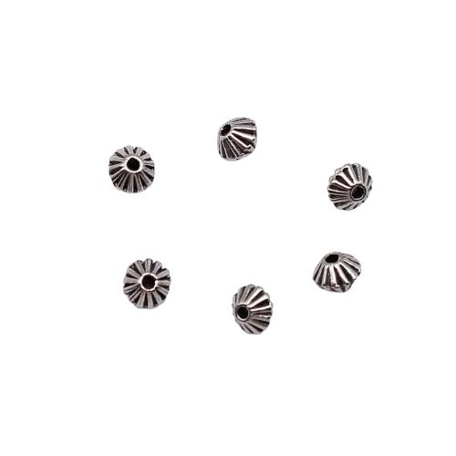 Perles intercalaires en alliage de zinc, Motif géométrique, Placage, DIY, plus de couleurs à choisir, 4.80x4.80x3.60mm, Trou:Environ 1.3mm, 40PC/sac, Vendu par sac