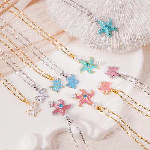 Colar de bronze, cobre, with Concha de resina, banhado, Vario tipos a sua escolha & micro pavimento em zircônia cúbica & para mulher & esmalte, Mais cores pare escolha, vendido por PC