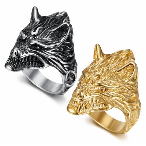 Ring Finger ze stali nierdzewnej, Stal nierdzewna 304, Powlekane, biżuteria moda & różnej wielkości do wyboru & dla człowieka, dostępnych więcej kolorów, sprzedane przez PC