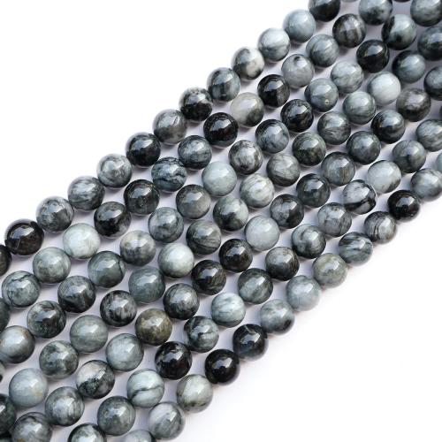 Perline gioielli gemme, Pietra Hawk-eye, DIY, colori misti, Venduto per 38 cm filo