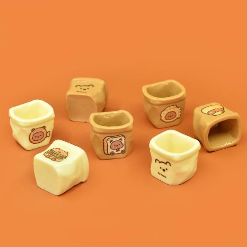 Décoration de mode , résine, goutté d'époxy, envoyé au hasard & modèle mixte, 24x20mm, 10PC/sac, Vendu par sac