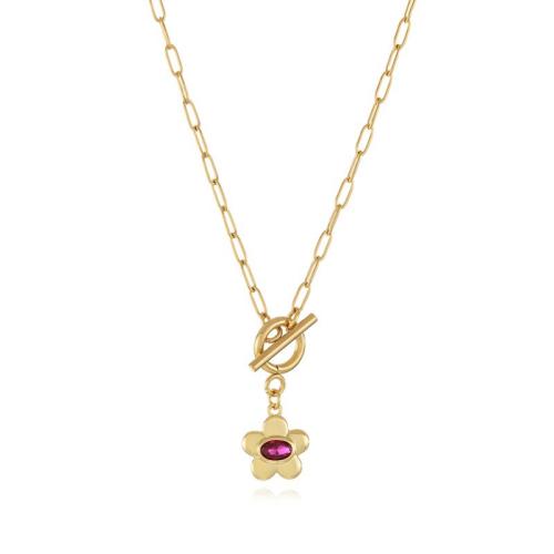 laiton collier, Placage, unisexe & styles différents pour le choix & avec strass, Longueur Environ 19.7 pouce, Vendu par PC