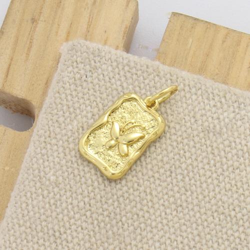 Bijoux pendentifs en laiton, cadre, Placage, DIY, doré, protéger l'environnement, sans nickel, plomb et cadmium, 13.30x8.40x1.60mm, Vendu par PC