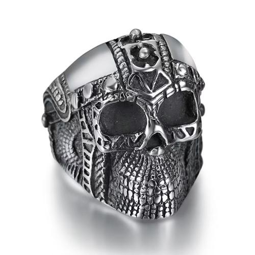 Ring Finger ze stali nierdzewnej, Stal nierdzewna 304, obyty, biżuteria moda & różnej wielkości do wyboru & dla człowieka, oryginalny kolor, sprzedane przez PC