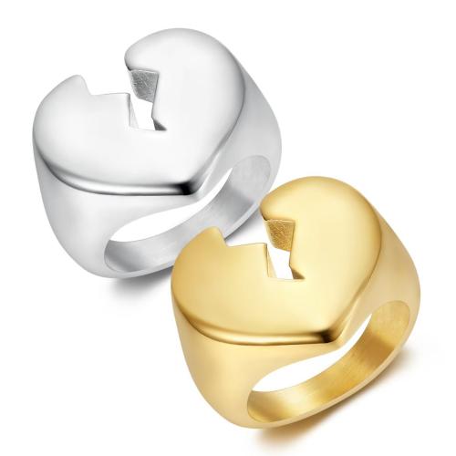 Ring Finger ze stali nierdzewnej, Stal nierdzewna 304, Powlekane, różnej wielkości do wyboru & dla człowieka & pusty, dostępnych więcej kolorów, sprzedane przez PC