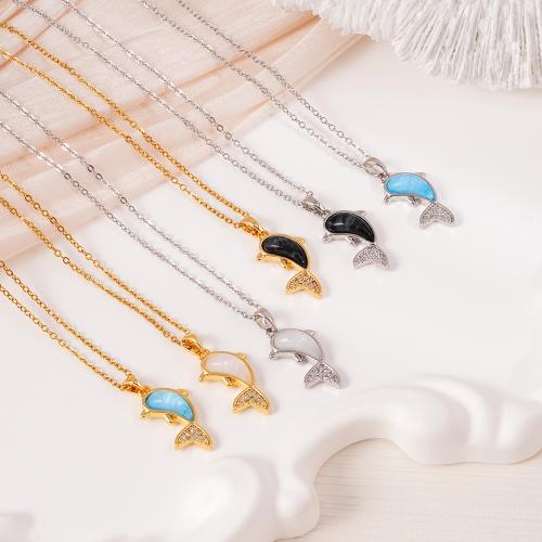 Cubic Cirkon Micro Pave Brass Ogrlica, Mesing, s Smola, pozlaćen, modni nakit & micro utrti kubni cirkonij & za žene, više boja za izbor, Prodano By PC