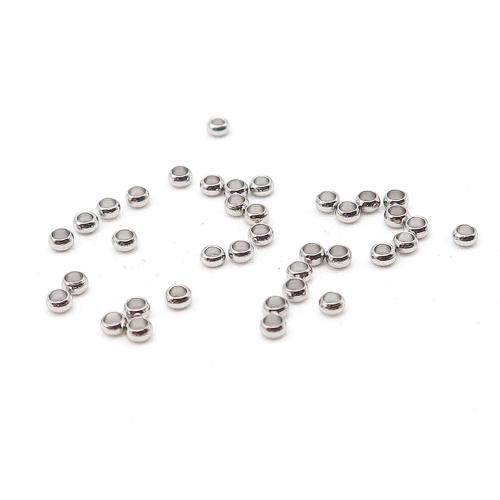Stainless Steel Spacer Beads 304 Stainless Steel plated DIY Sold By Bag
