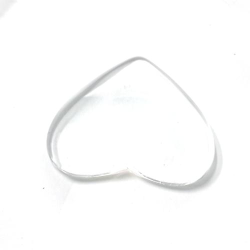 Glass Cabochons polished DIY clear Sold By PC