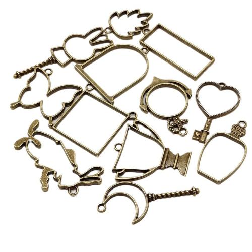 Zinklegering Hangers, Zinc Alloy, plated, DIY & verschillende stijlen voor de keuze, Verkocht door PC