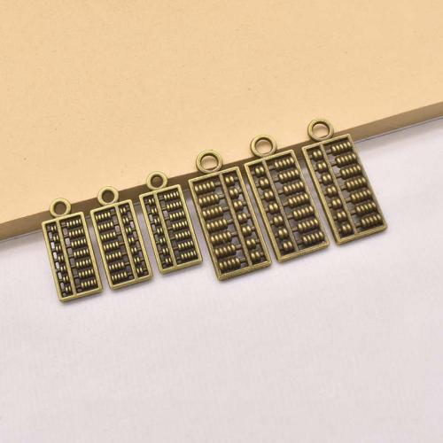 Zinklegering Hangers, Zinc Alloy, Abacus, antiek messing plated, DIY & verschillende grootte voor keus, Verkocht door PC