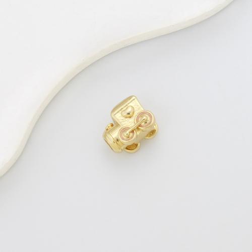 Brass Jewelry Beads Car plated DIY & enamel nickel lead & cadmium free Sold By PC