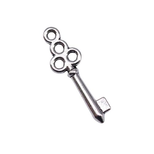 Zinek přívěsky na klíče, á, DIY, více barev na výběr, 22x7mm, 40PC/Bag, Prodáno By Bag