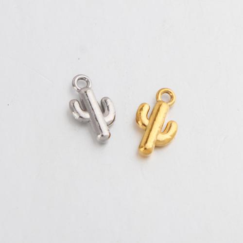 Bijoux pendentifs en acier inoxydable , Acier inoxydable 304, Opuntia Stricta, Placage, DIY, plus de couleurs à choisir, Vendu par PC