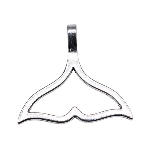 Zinek Přívěsky, á, DIY & dutý, více barev na výběr, 32x29mm, 10PC/Bag, Prodáno By Bag