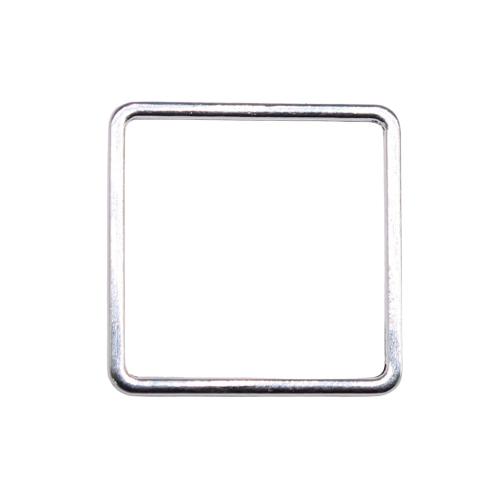 Pendentifs en alliage de zinc, cadre, Placage, DIY & creux, plus de couleurs à choisir, 25x25mm, 20PC/sac, Vendu par sac