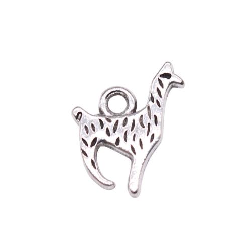 Zink Alloy Animal Hängen, antik silver pläterad, DIY, 16x12mm, 20PC/Bag, Säljs av Bag