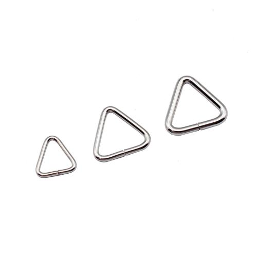 Järn Länkning ring, Triangle, nickel pläterad, DIY & olika storlek för val, 50PC/Bag, Säljs av Bag