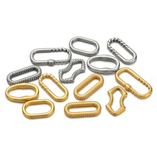 Rostfritt stål Länka ring, 304 rostfritt stål, plated, DIY & olika stilar för val, 10PC/Bag, Säljs av Bag