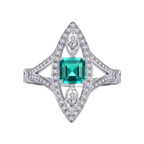 Cubique anneau en laiton Circonia Micro Pave, Placage, normes différentes pour le choix & pavé de micro zircon & pour femme & creux, plus de couleurs à choisir, Vendu par PC