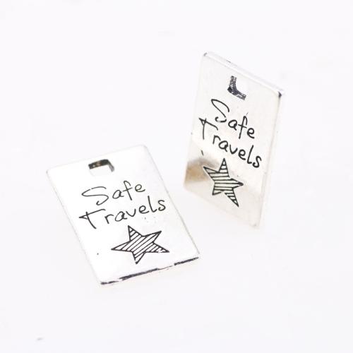 Zink Alloy Halsband, silver pläterad, DIY, silver, 15x21mm, Säljs av PC