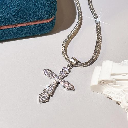 Boucles d'oreilles en laiton zircon cubique pavent, Placage, bijoux de mode & pavé de micro zircon & pour femme, Longueur Environ 45 cm, Vendu par PC