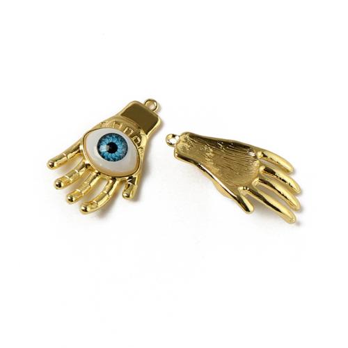 Zink Alloy Hand Hängen, guldfärg pläterade, DIY & ihålig, gyllene, 100PC/Bag, Säljs av Bag