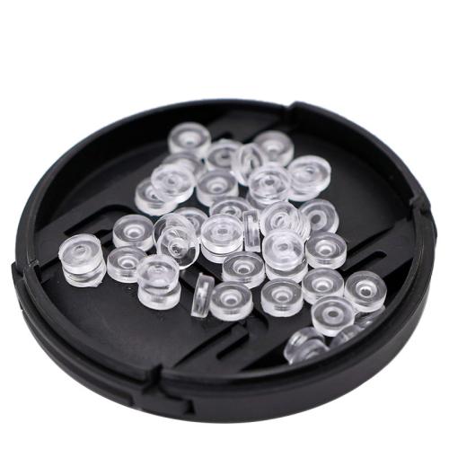 Silikon Örhänge Clip Pad, olika kvantitet för val & DIY & olika stilar för val, klar, Säljs av Bag