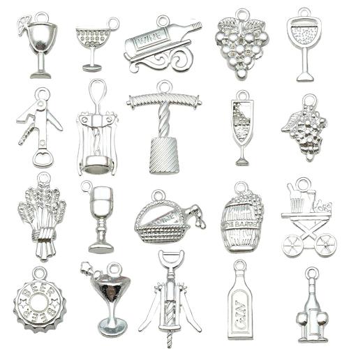 Zink Alloy Halsband, silver pläterad, DIY & olika stilar för val, Säljs av PC