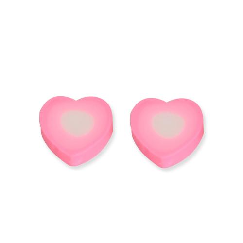 Polymerové hliněné mušlí, Polymer Clay, Srdce, DIY, smíšené barvy, 1000PC/Bag, Prodáno By Bag