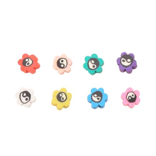 Polymerové hliněné mušlí, Polymer Clay, Květina, DIY, smíšené barvy, 1000PC/Bag, Prodáno By Bag