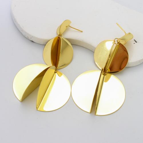 Blås Droppörhänge, Mässing, plated, mode smycken, gyllene, nickel, bly och kadmium gratis, 26.80x37x20mm, Säljs av PC