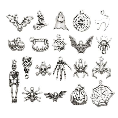 الأزياء قلادة هالوين, سبائك الزنك, هالوين تصميم & ديي & أنماط مختلفة للاختيار, تباع بواسطة PC