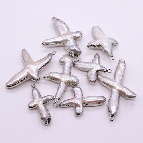 Freshwater Pearl Halsband, Cross, DIY, pendant size 22x37-37x62mm, Säljs av PC