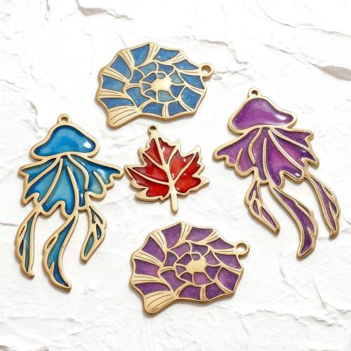 Rostfritt stål Animal Hängen, 304 rostfritt stål, guldfärg pläterade, DIY & olika stilar för val & emalj, Säljs av PC