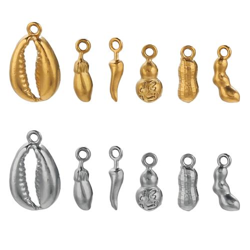 Nerezová ocel Šperky Přívěsky, 304 Stainless Steel, DIY & různé styly pro výběr, Prodáno By PC