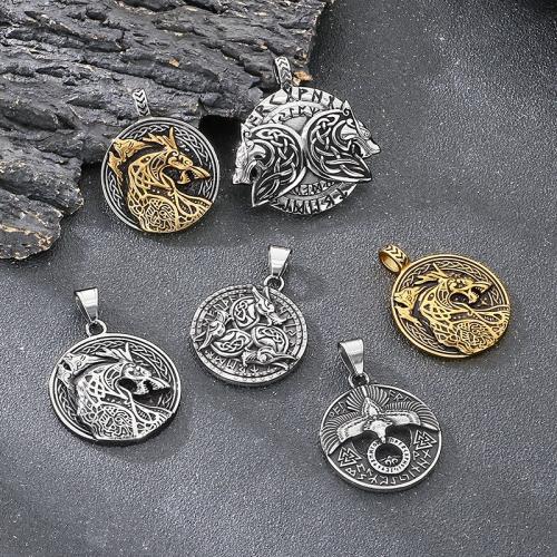 Nerezová ocel Šperky Přívěsky, 304 Stainless Steel, Vintage & DIY & různé styly pro výběr, Prodáno By PC