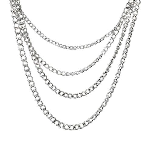 Rostfritt stål Extender Chain, 304 rostfritt stål, olika längd för val & DIY & olika storlek för val, ursprungliga färgen, 1000PC/Bag, Säljs av Bag