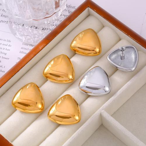 Rostfritt stål Stud Örhängen, 304 rostfritt stål, guldfärg pläterade, mode smycken, fler färger för val, Säljs av Par