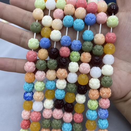 Perline conchiglia colorate naturalmente, Shell Powder, Fiore, DIY, nessuno, 11mm, 100PC/borsa, Venduto da borsa